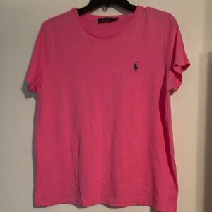 Polo by Ralph Lauren Vibrant Pink Short Sleeve Tee